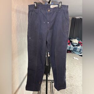 Carhartt Navy Work Chinos with Straight Leg